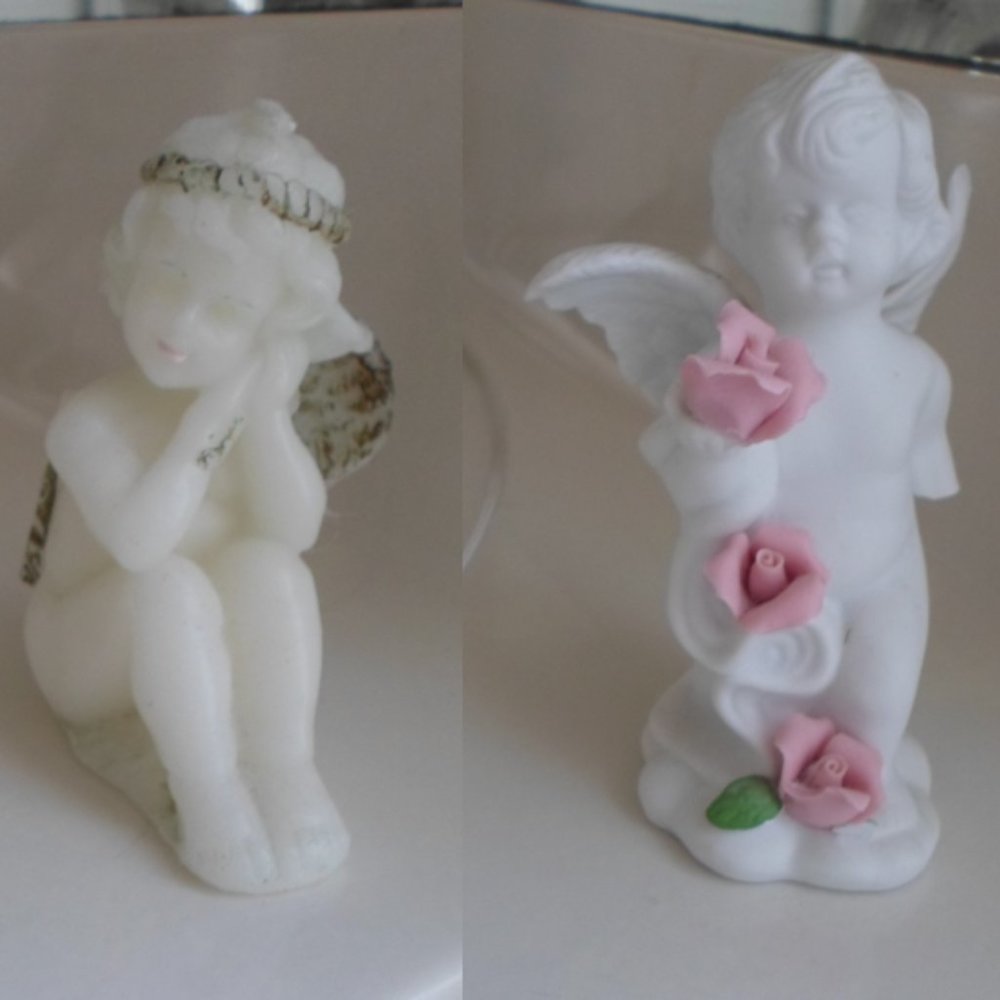 Cherubs - Candle & Figurine